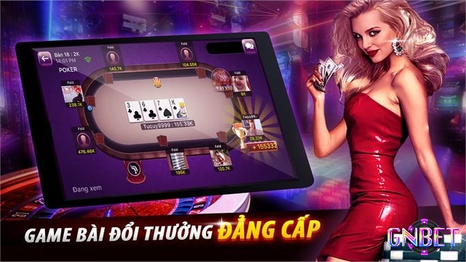 Tham gia game bài Gnbet để tận hưởng nhiều ưu đãi