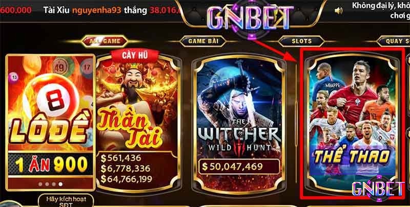 GNBET - nhà cái cá độ bóng đá uy tín nhất Châu Á