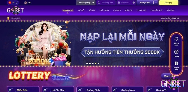 Chơi jackpot tại nhà cái Gnbet khá thú vị