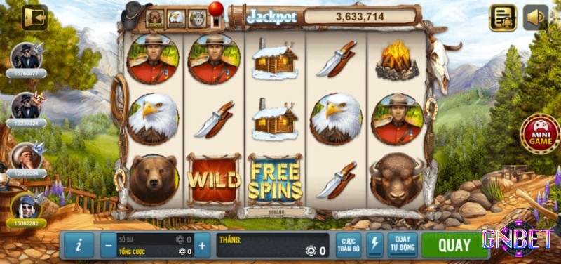 Buffalo Valley game slot với chủ đề thiên nhiên