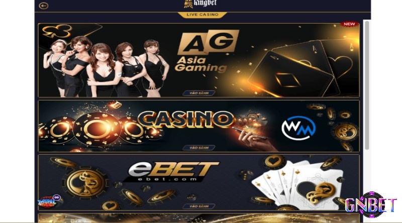 Casino online không thể bỏ qua tại Kingbet