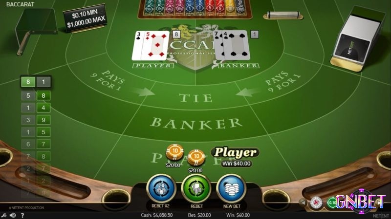 Baccarat là game bài giải trí hiệu quả cho các tay thủ