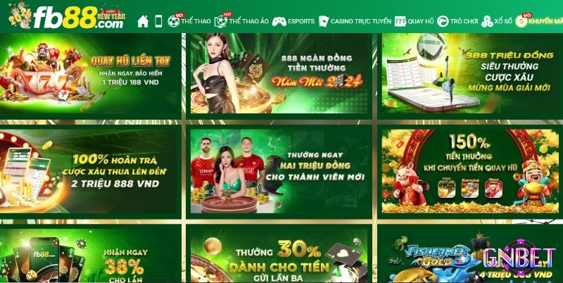 Các chương trình khuyến mãi đặc biệt của sân cược Fb88