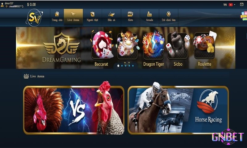 Kho game casino live đặc sắc của SV388