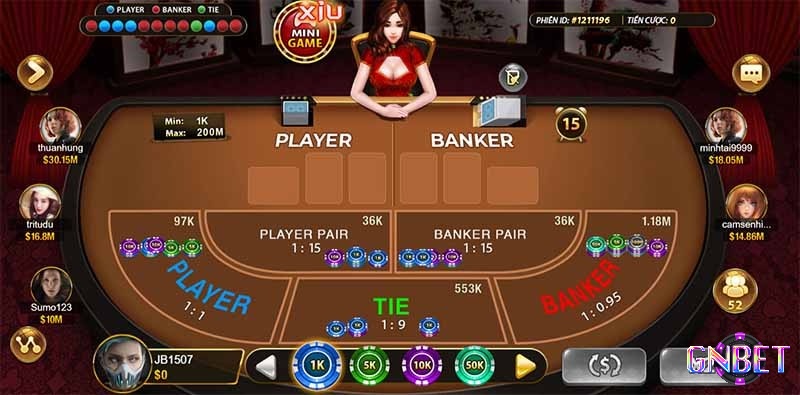 Tham gia cá cược tại nhà cái baccarat uy tín Gnbet