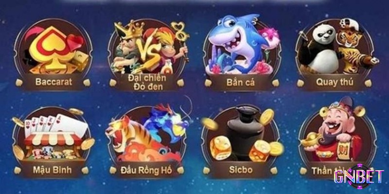 Game bài của web game này mang đến cho cược thủ không gian trải nghiệm đa dạng