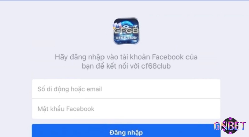 Đăng ký tài khoản web game bằng Facebook