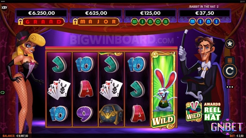 Cách chơi game slot Rabbit in the Hat rất đơn giản