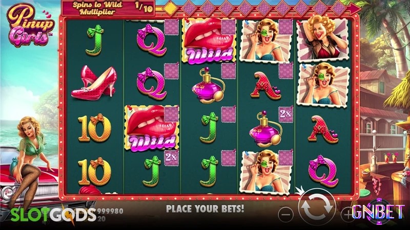 Cách chơi game slot Pin up Girls rất đơn giản