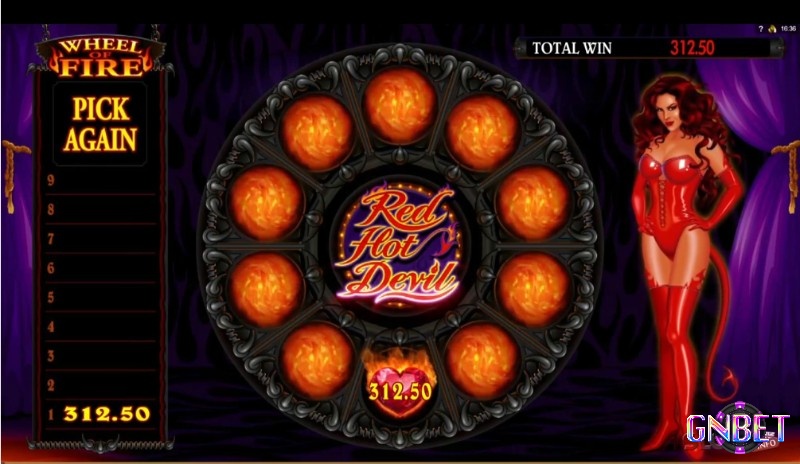 Wheel of Fire giúp bạn có thể nhận được khoản thanh toán lên tới x160