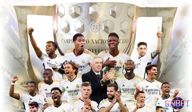 Real Madrid đương kim vô địch giải đấu La Liga mùa giải 2023-2024