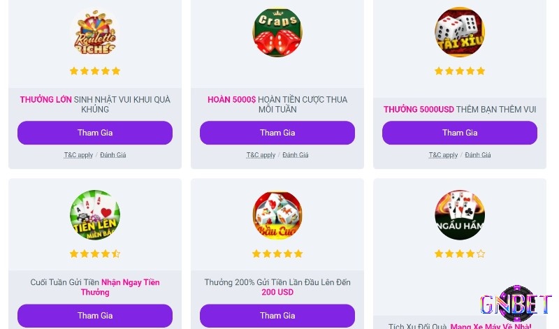 Các game được yêu thích tại HappyLuke Casino