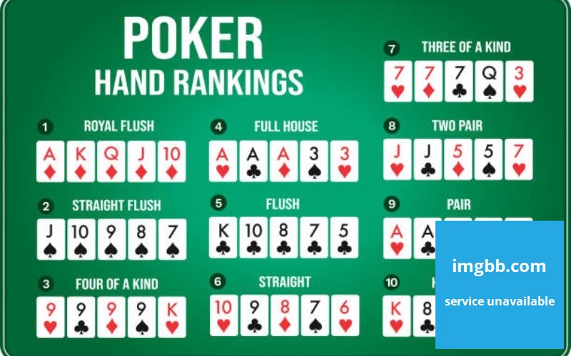 Thứ tự poker được xác định như thế nào?