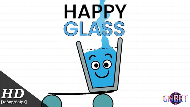 Game Happy Glass yêu cầu bạn đổ đầy nước càng nhanh càng tốt