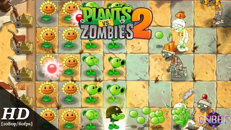 Trải nghiệm chơi game của Plants vs Zombies 2 được thiết kế để mang lại sự thú vị và kích thích