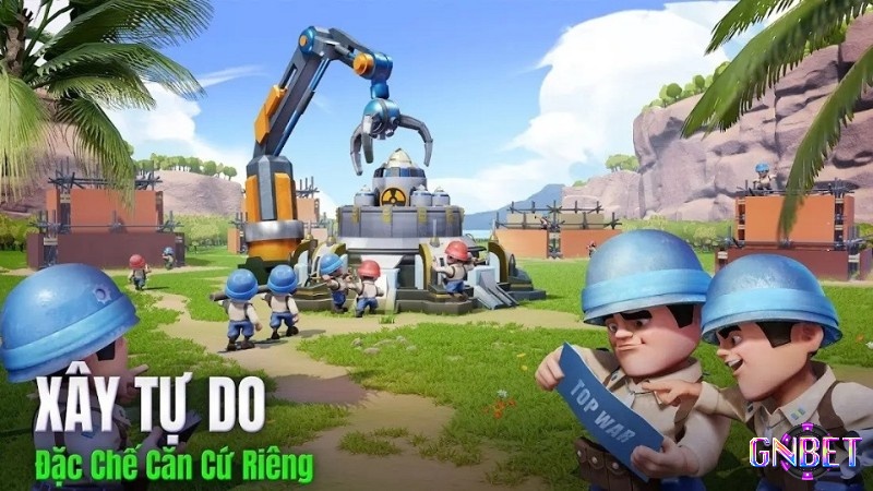 Bạn có thể tự do xây thành trì kiên cố trong game