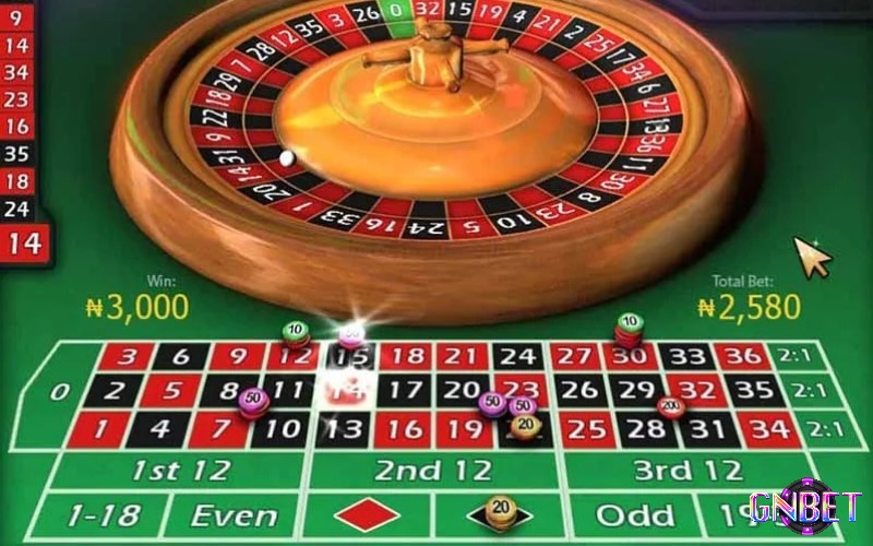 Luật của trục bánh xe trong game bài roulette