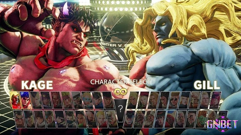 Game thủ có thể tùy chọn nhân vật yêu thích khi chơi Street Fighter V