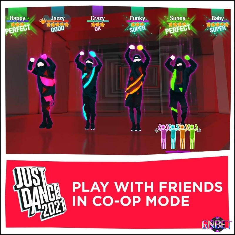 Giao diện thiết kế đầy màu sắc và linh hoạt của Just Dance 2021 giúp người chơi không cảm thấy nhàm chán