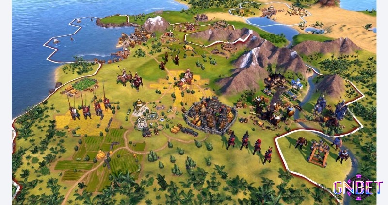 Game Sid Meier's Civilization VI có đồ họa đẹp mắt và vô cùng chi tiết