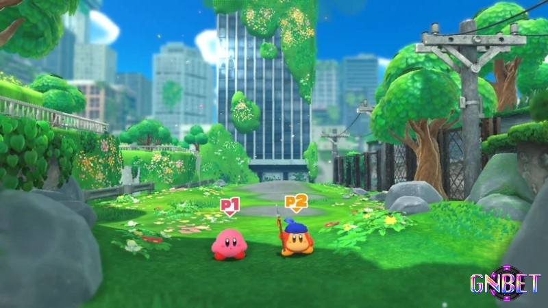 Trong hướng dẫn chơi Kirby and the Forgotten Land, Co-Op Multiplayer cho phép chơi 2 người qua bộ điều khiển thứ 2