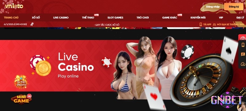 Nhà cái cá cược VNLoto.com mang đến kho game đa dạng